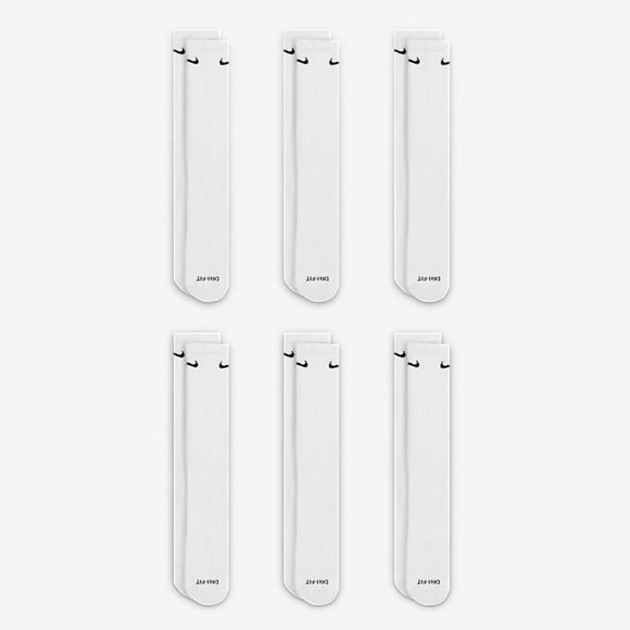 NIKE 
Training Crew Socks (6 Pairs)
Nike Everyday Cushioned - Picture 3 of 16